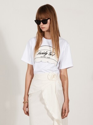 ARCHED DETAIL T-SHIRT_WHITE