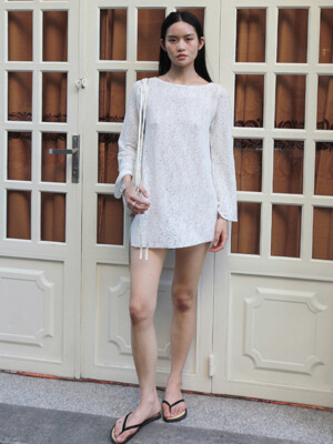 Cara Mini Dress_White