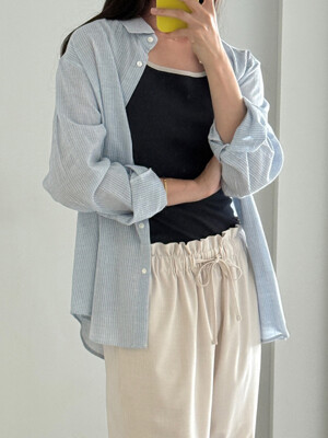 MELLAN STRIPE SHIRT (2colors)
