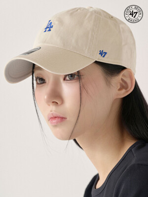47브랜드 LA스몰로고 볼캡 아이보리 MLB모자