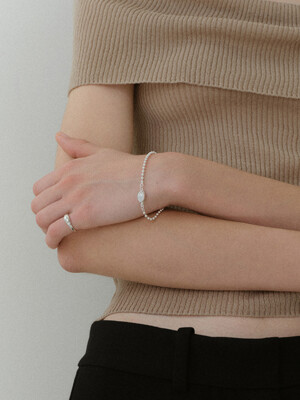 [Silver 925] Clip Ball Bracelet