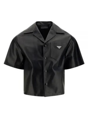 24FW 프라다 반팔 셔츠 UPC1761WDVF0002 Black