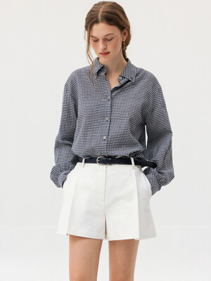 레이크 원 턱 쇼츠 (Ivory/Navy/Khaki)