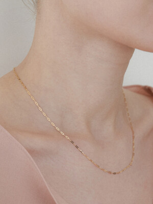 [Mamre]14k Glitter chain necklace