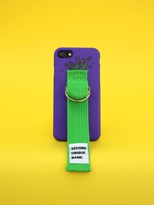 SUN CASE VIOLET YELLOW GREEN (ILLUST)