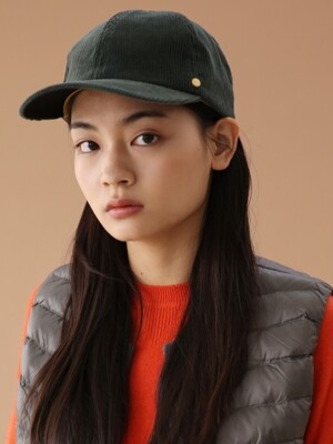 6PANNEL BALL CAP / CORDUROY / FOREST