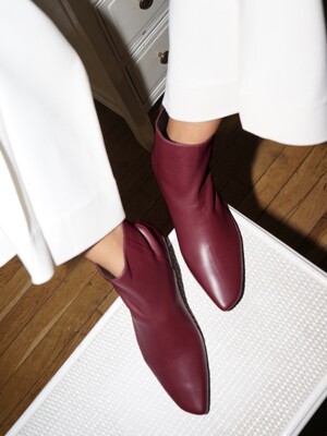 YY boots vol.4 Brenda Ankle Boots / YY7A-B08 / BURGUNDY