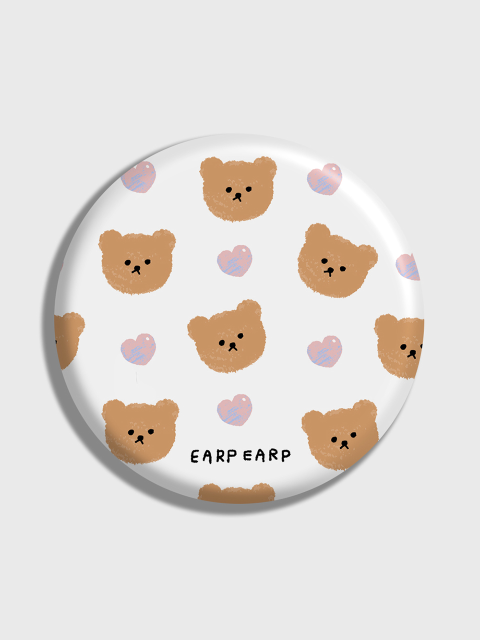 기타소품 - 어프어프 (EARP EARP) - Dot love and bear-white(거울)
