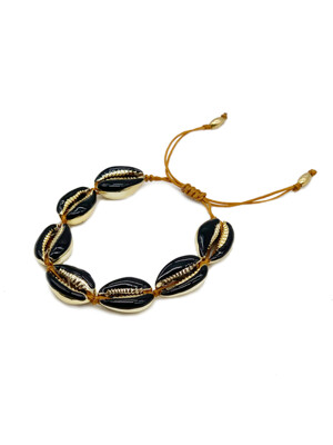 Marrakesh black shell bracelet