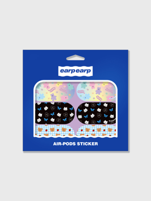 Earpearp air pods sticker pack-purple