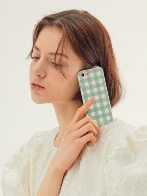 Check Phonecase_Mint