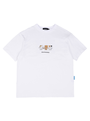 [EZwithPIECE] WE ARE FAMILY TEE (WHITE)