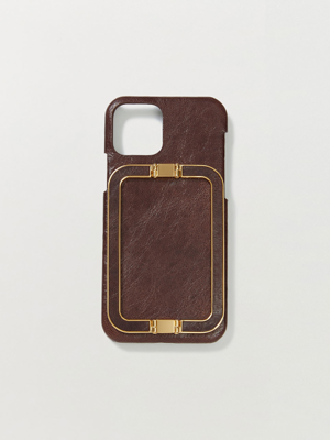 Phone Case Liney Wrinkle Brown