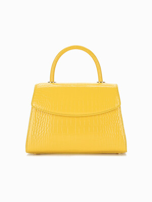 Grace Plie Middle Bag (Yellow)