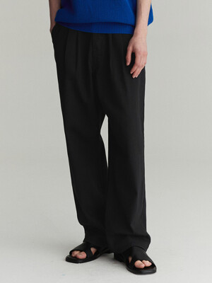 Dawn 2Pleats Wide Pants DCPT007Black