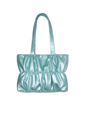 Square Gathered Bag [Light Blue]