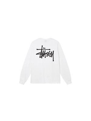 스투시 BASIC STUSSY LS 긴팔티셔츠 화이트