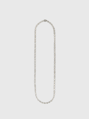 WIGIEE Logo Long Necklace - Silver