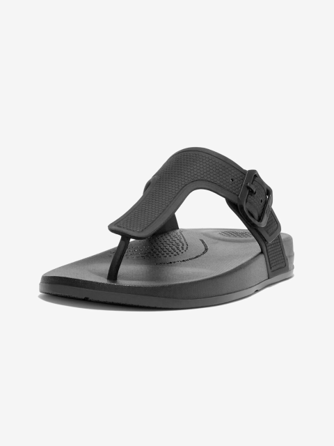 뮬/슬리퍼 - 핏플랍 (FITFLOP) - 핏플랍 아이쿠션 버클 여성 플립플랍 블랙