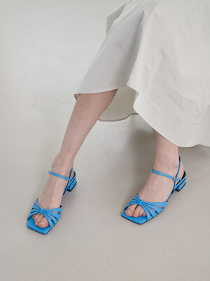 Jude Sandals Leather blue 3cm