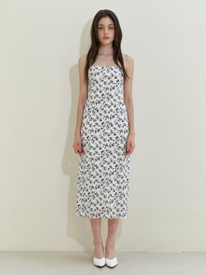 Iris long dress - white