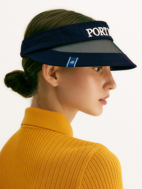 모자,스포츠웨어,골프 - 포트메인 (PORT MAYNE) - SUN BLOCK VISOR - NAVY