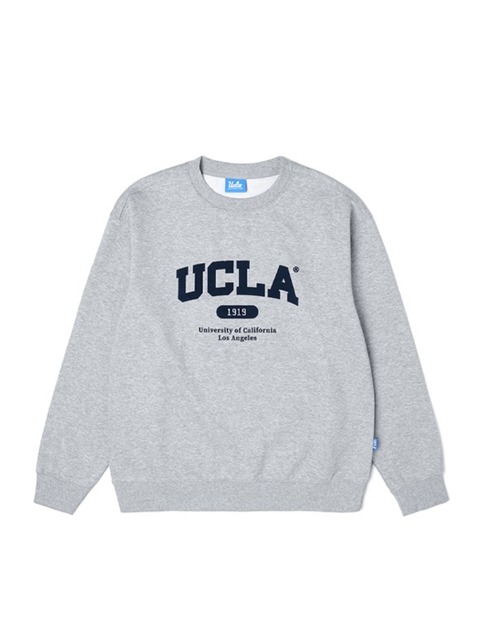 셔츠,티셔츠 - 유씨엘에이 (UCLA) - 남여공용 베이직 로고 라운드 맨투맨[M-GREY](UZ9LT82_51)