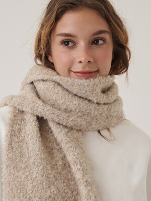 BOOKLE MUFFLER BEIGE