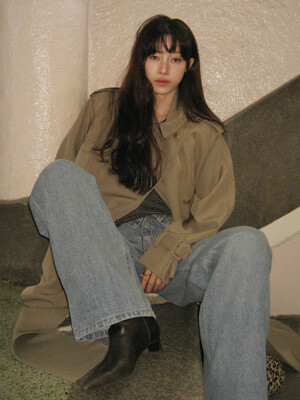 25SN double trench coat [S/BE]
