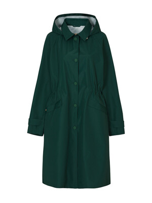 RAIN OR SHINE WATERPROOF TRENCH COAT_Green