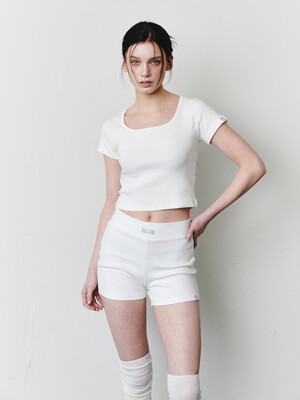 AS BASIC SHORTS [WHITE]