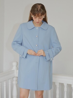 SKY SINGLE A LINE COAT