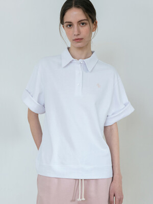 [White] BLBT Polo Shirt