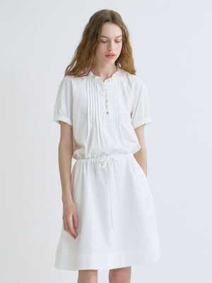 S Bohemian Midi Dress_White