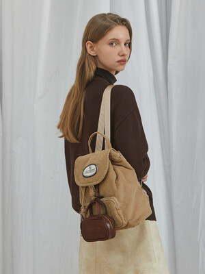 MINI CASE BAG CHARM_BROWN