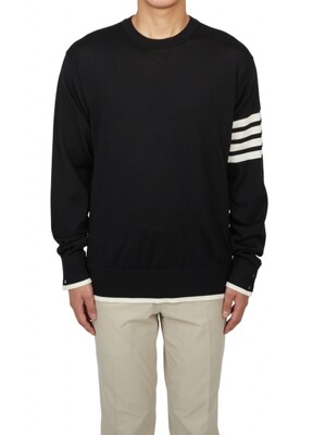 THOM BROWNE 톰브라운 남성 니트 MKA002D Y1014 001