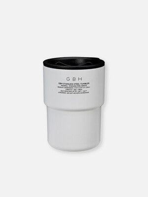GBH HOME STAINLESS STEEL TUMBLER WHITE