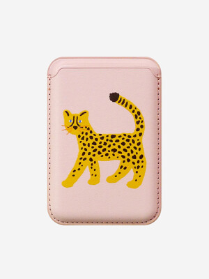 [맥세이프 카드지갑]Pink-Cheetah Magsafe Cardcase