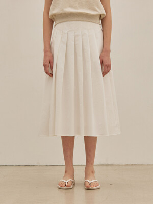 MILLS PINTUCK SKIRT (2colors)