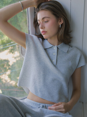 BREEZY LINEN COLLAR KNIT (5 COLORS)