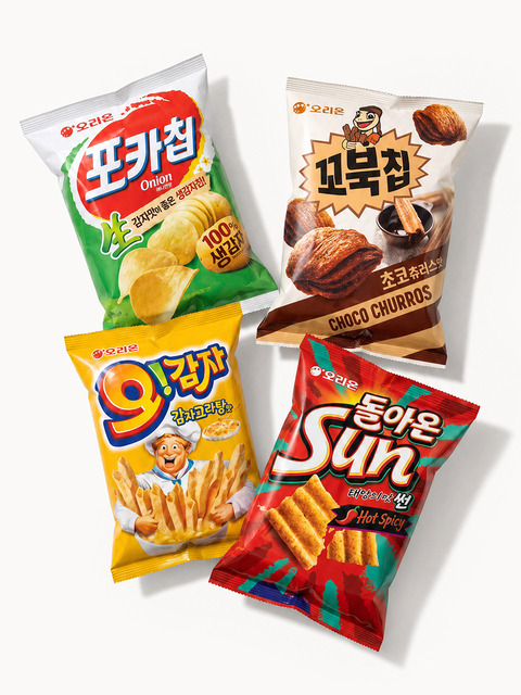 오리온 와우스낵 16팩 552g
