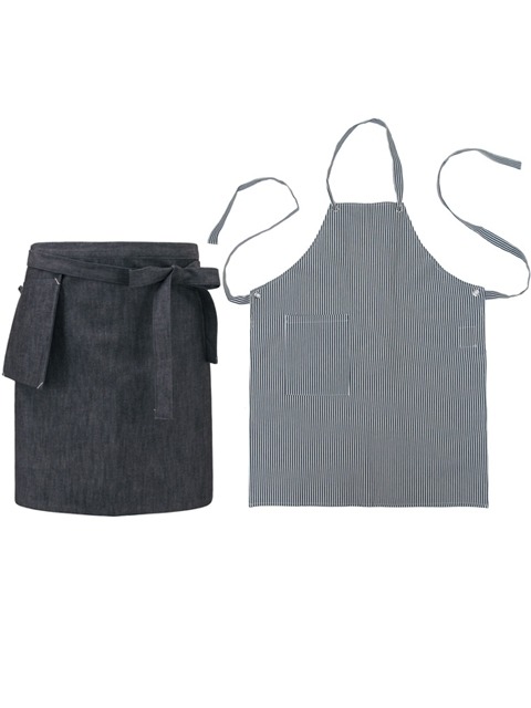 waist apron + canvas apron 2개세트