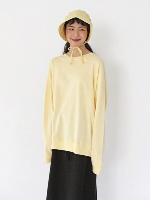 PEARL SHELL SWEATSHIRT YELLOW