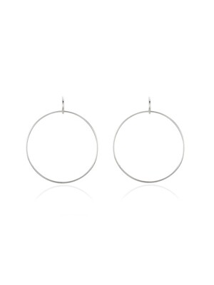 Tow Ring Earring - Silver
