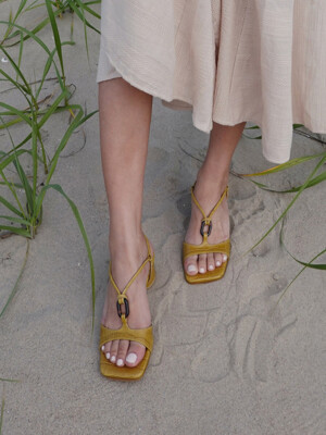 Formica ring sandals Yellow