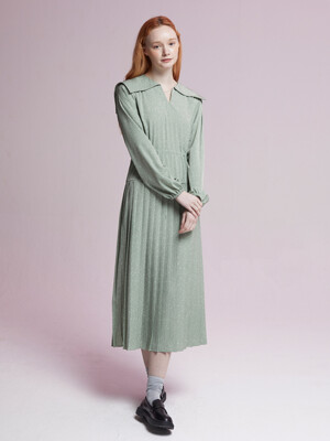 Pleats Sera One-Piece Mint