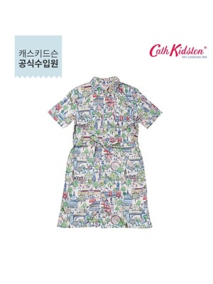 [Cath Kidston] 셔츠 드레스 런던 뷰 12 (CK-F105371415739260)