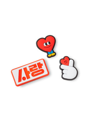 [Unisex] 지비츠 RED AND HEART 3 PACK