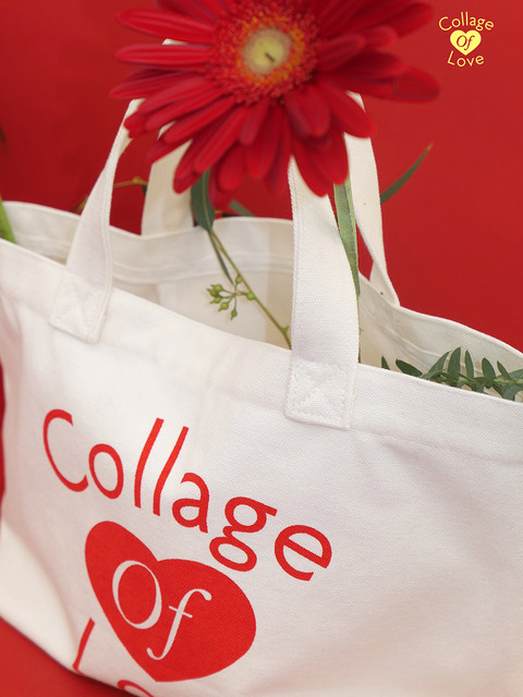 에코/캔버스백,여행용품 - 꼴라주바캉스 (collagevacance) - Collage Of Love Tote Bag