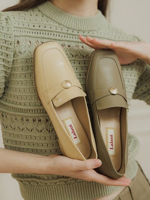 로퍼 - 라라우트 (LALAUT) - SOLEIL-BUTTER/PEWTER GREY